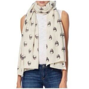 360 100% Cashmere Skulls Scarf